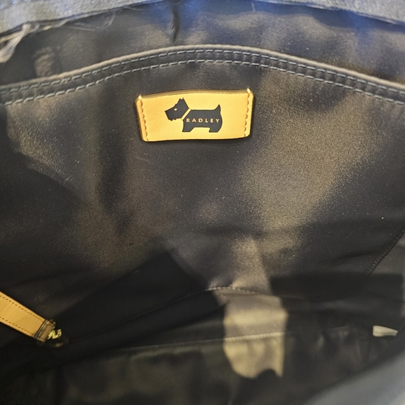 Radley Pocket Essentials Navy Nylon Backpack - Picture 11 of 15